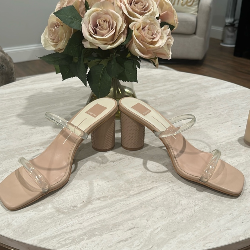Dolce Vita Clear Strap Sandals Sz. 9